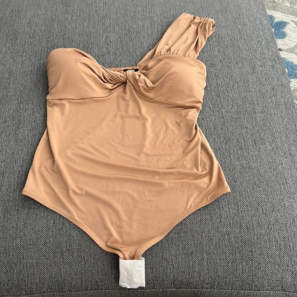 NWT Express One Shoulder bodysuit - L